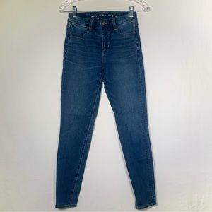 American Eagle Curvy High Rise Jegging Dream Jean 0R Skinny